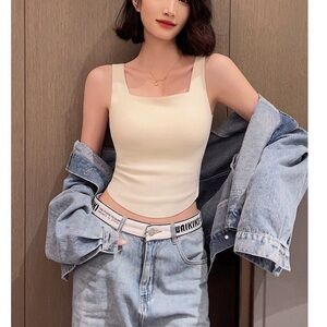 Women’s Thermal Lamb Wool Padded Square Top